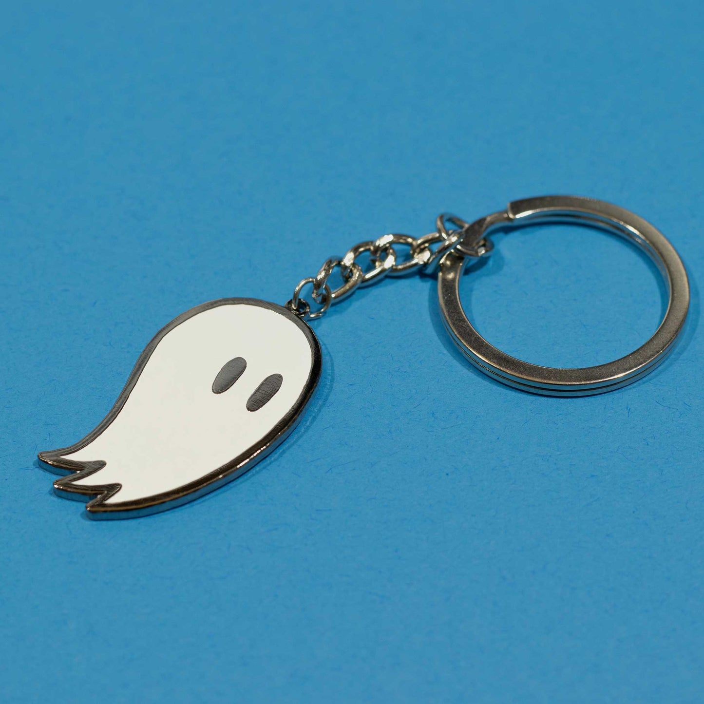 Fred the Ghost | Glow-in-the-Dark Enamel Keychain