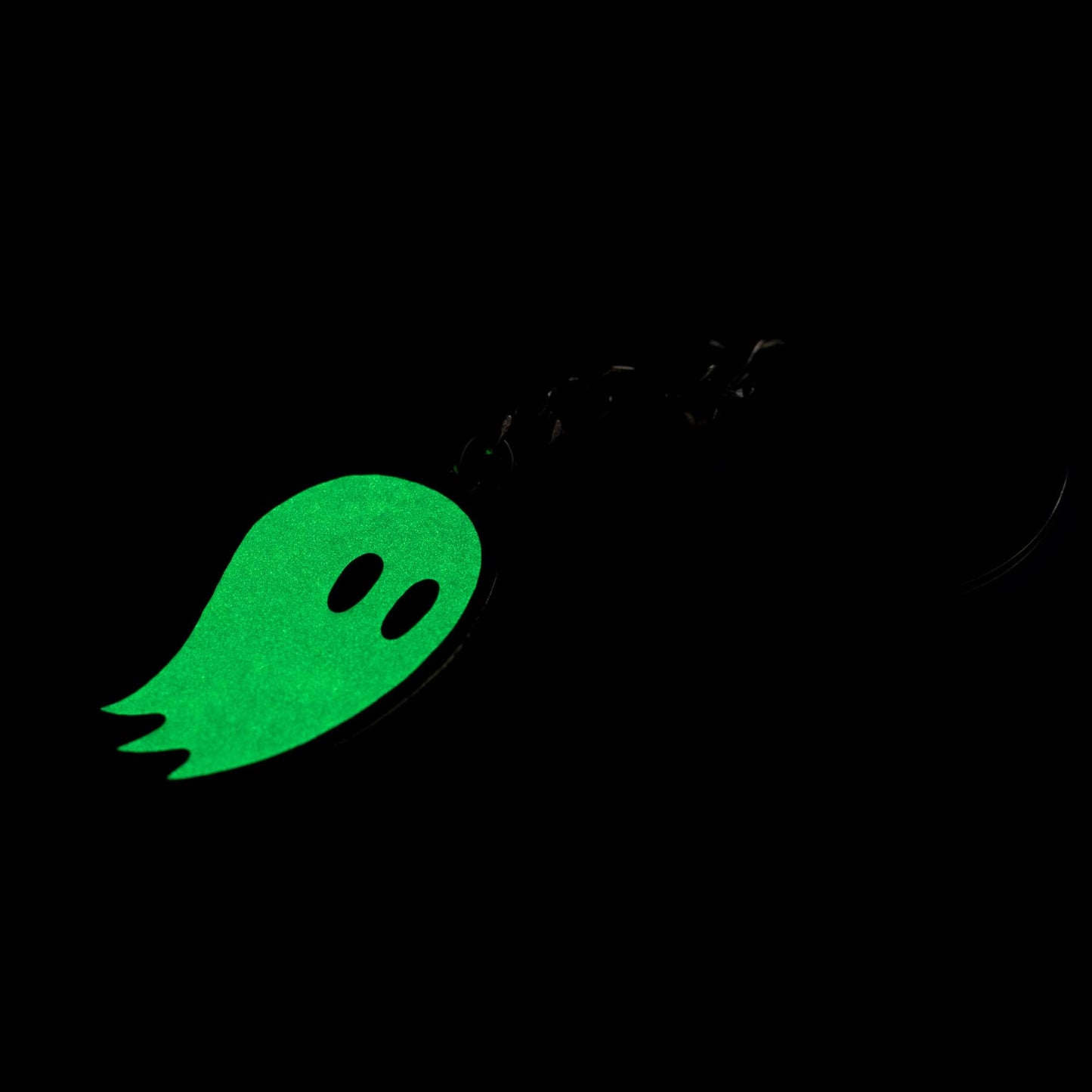 Fred the Ghost | Glow-in-the-Dark Enamel Keychain