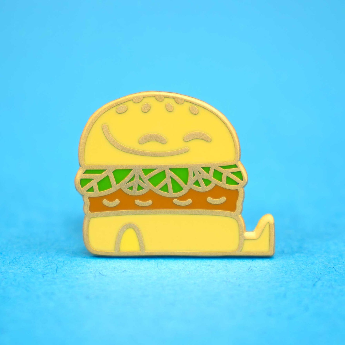 Burger | Friendly Foods Enamel Pin