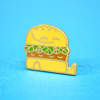 Burger | Friendly Foods Enamel Pin
