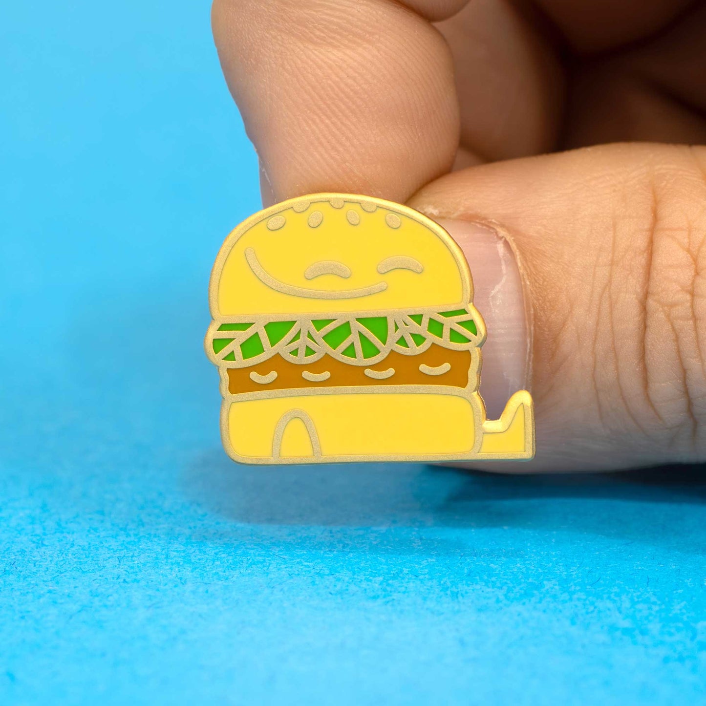 Burger | Friendly Foods Enamel Pin