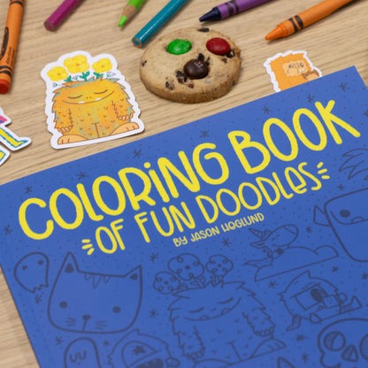 Coloring Book of Fun Doodles