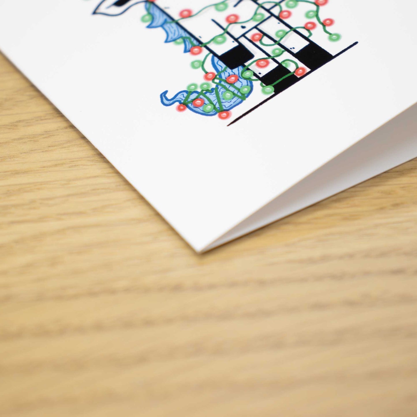 Grumpy Christmas Unicorn | Blank Christmas Card