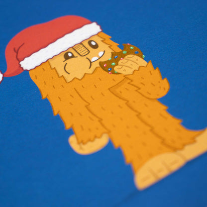 Christmas Bigfoot | Blank Christmas Card
