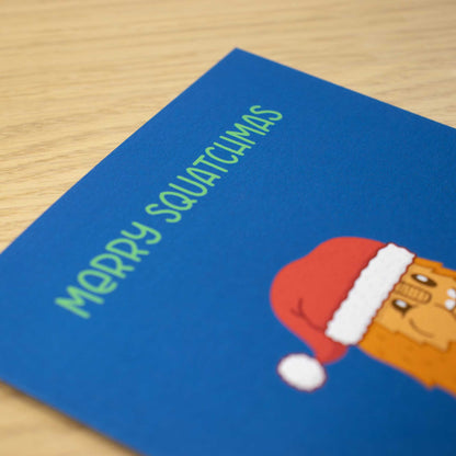 Christmas Bigfoot | Blank Christmas Card