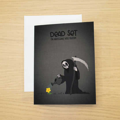 Grim Reaper Blank Greeting Card