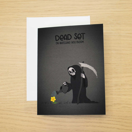 Grim Reaper Blank Greeting Card