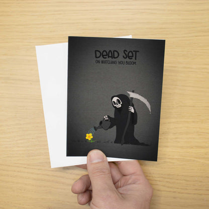 Grim Reaper Blank Greeting Card