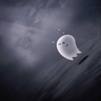 Ghostly Moonlight | Thinking of You Blank Greeting Card