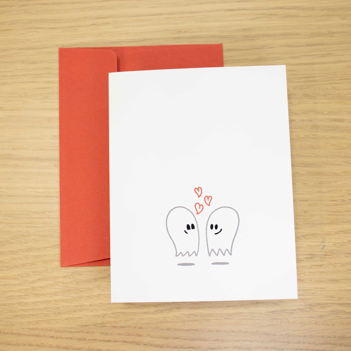 Ghosts in Love Romantic Blank Greeting Card