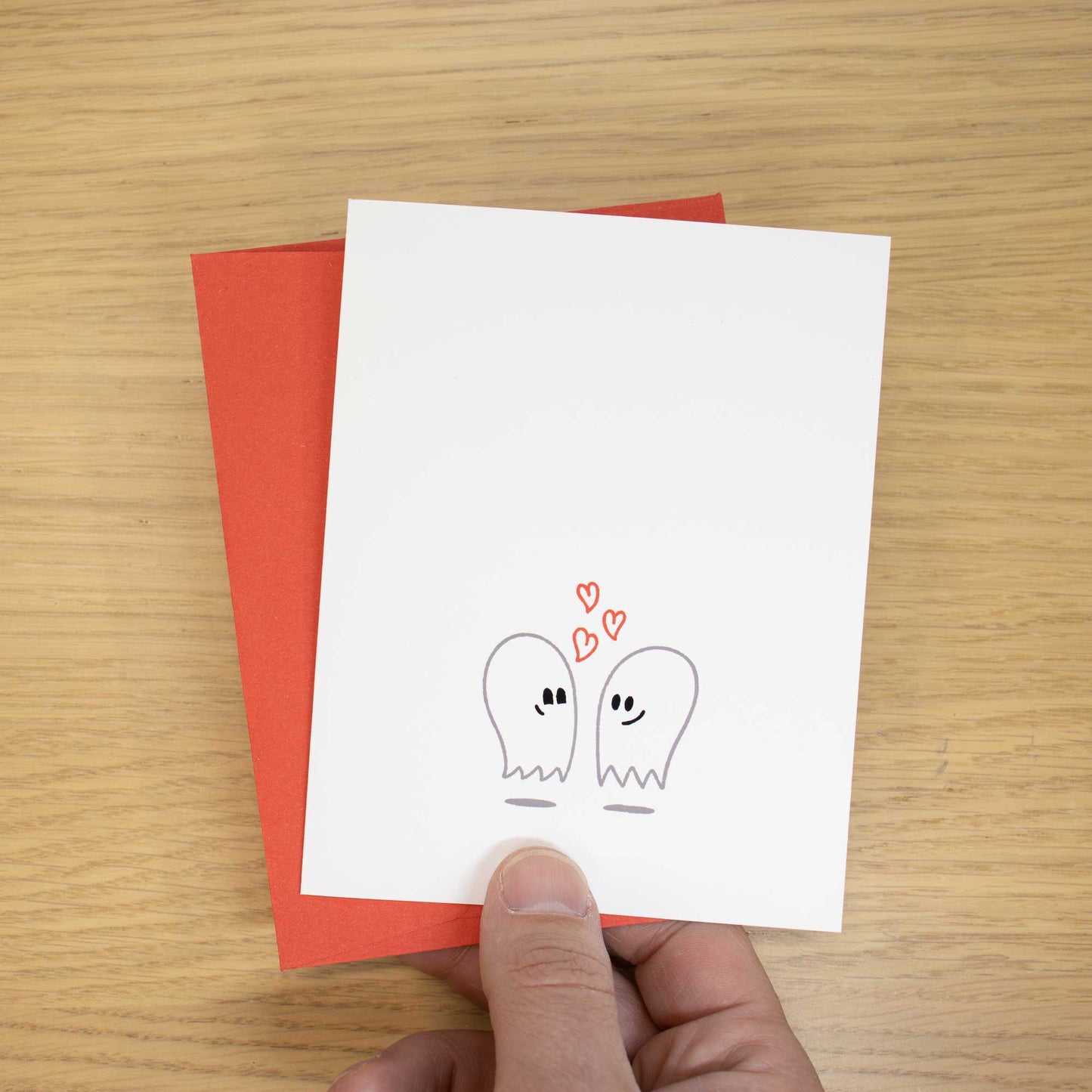 Ghosts in Love Romantic Blank Greeting Card