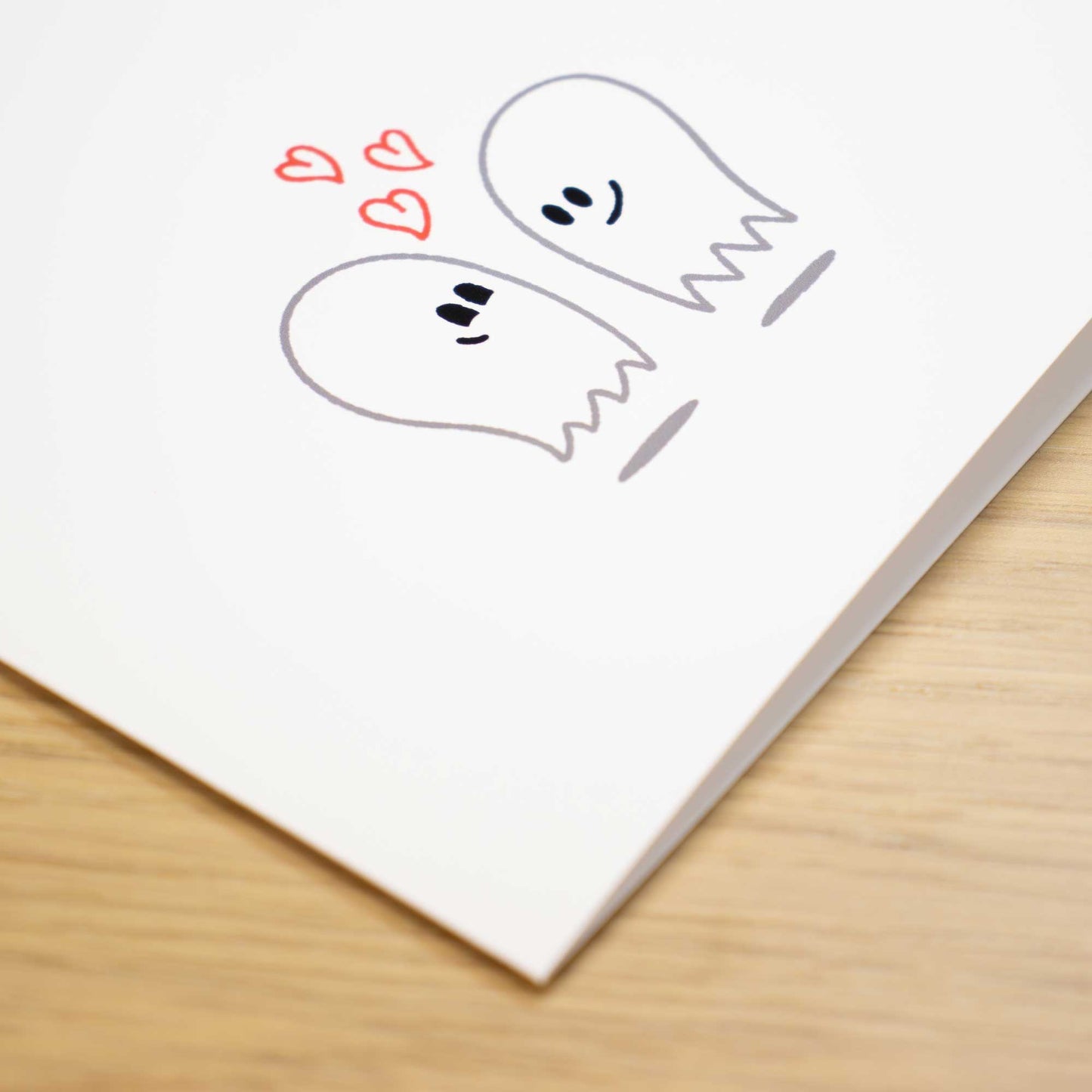 Ghosts in Love Romantic Blank Greeting Card