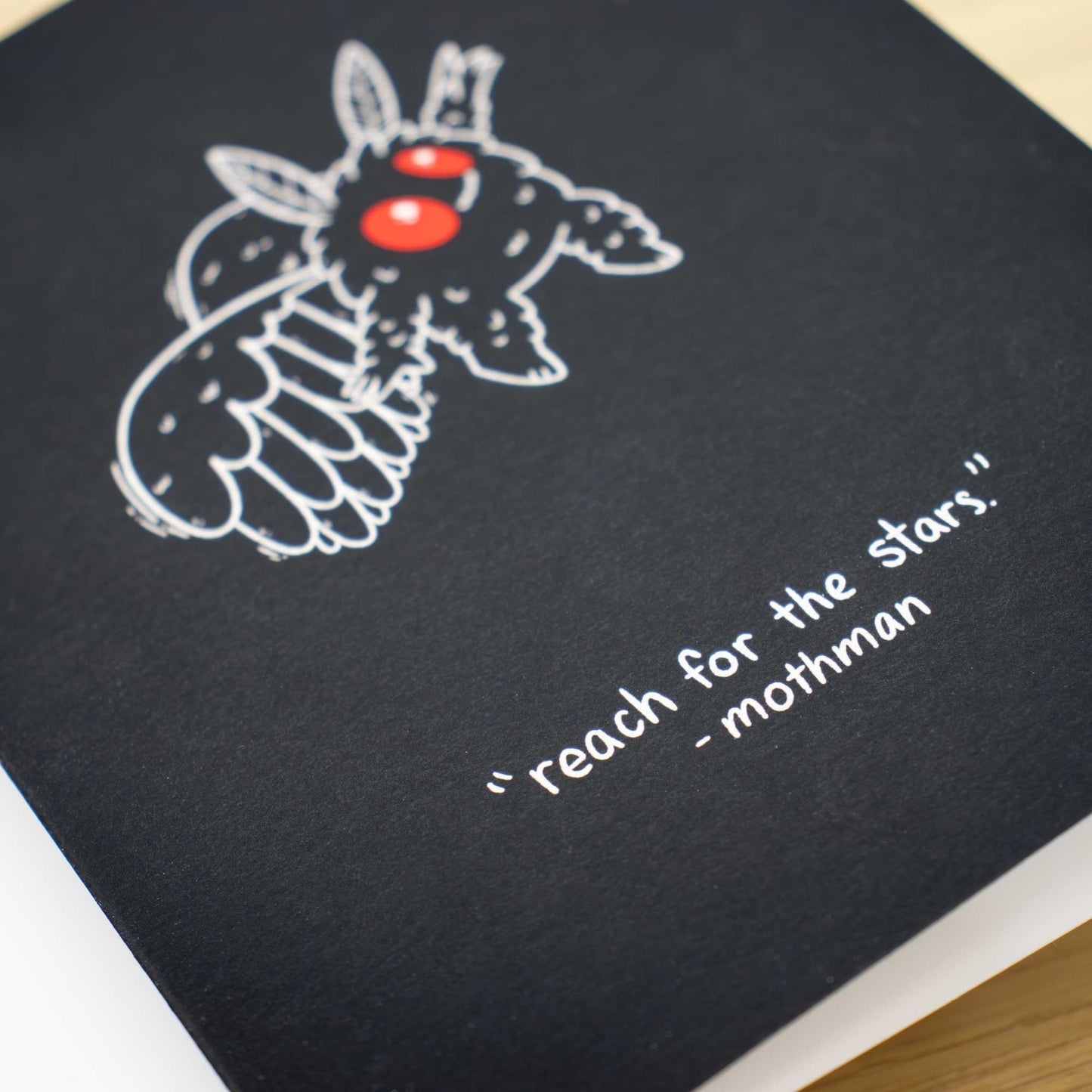 Mothman Blank Greeting Card