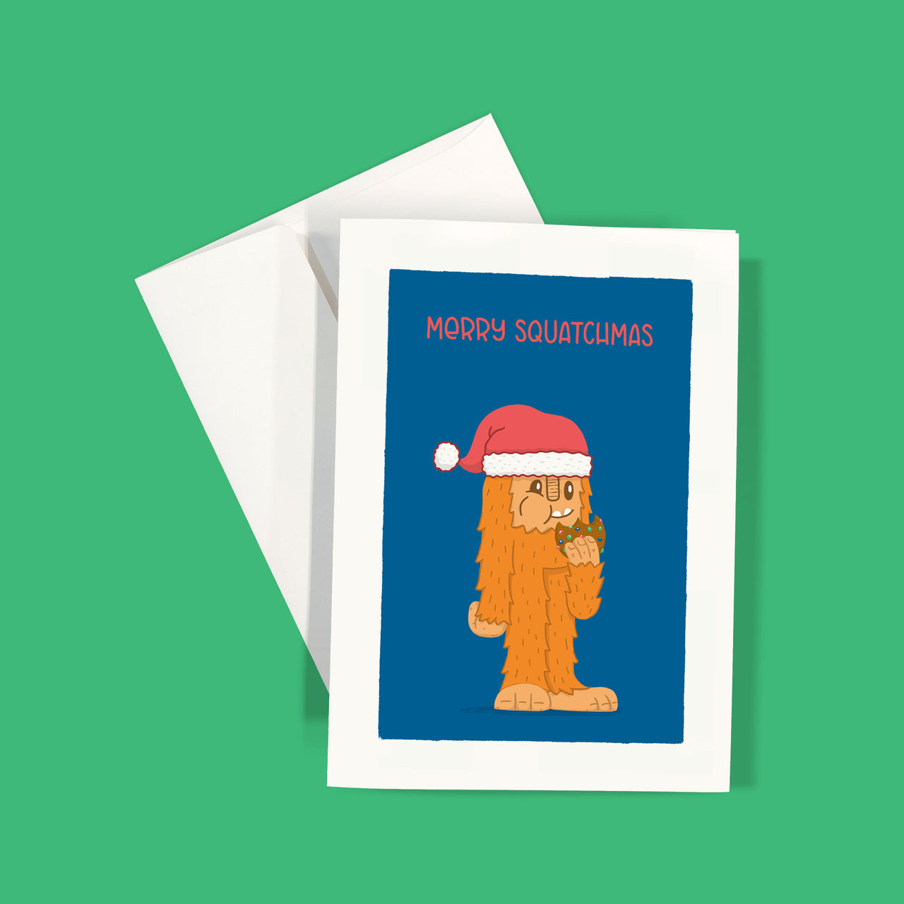 Christmas Bigfoot | Greeting Card