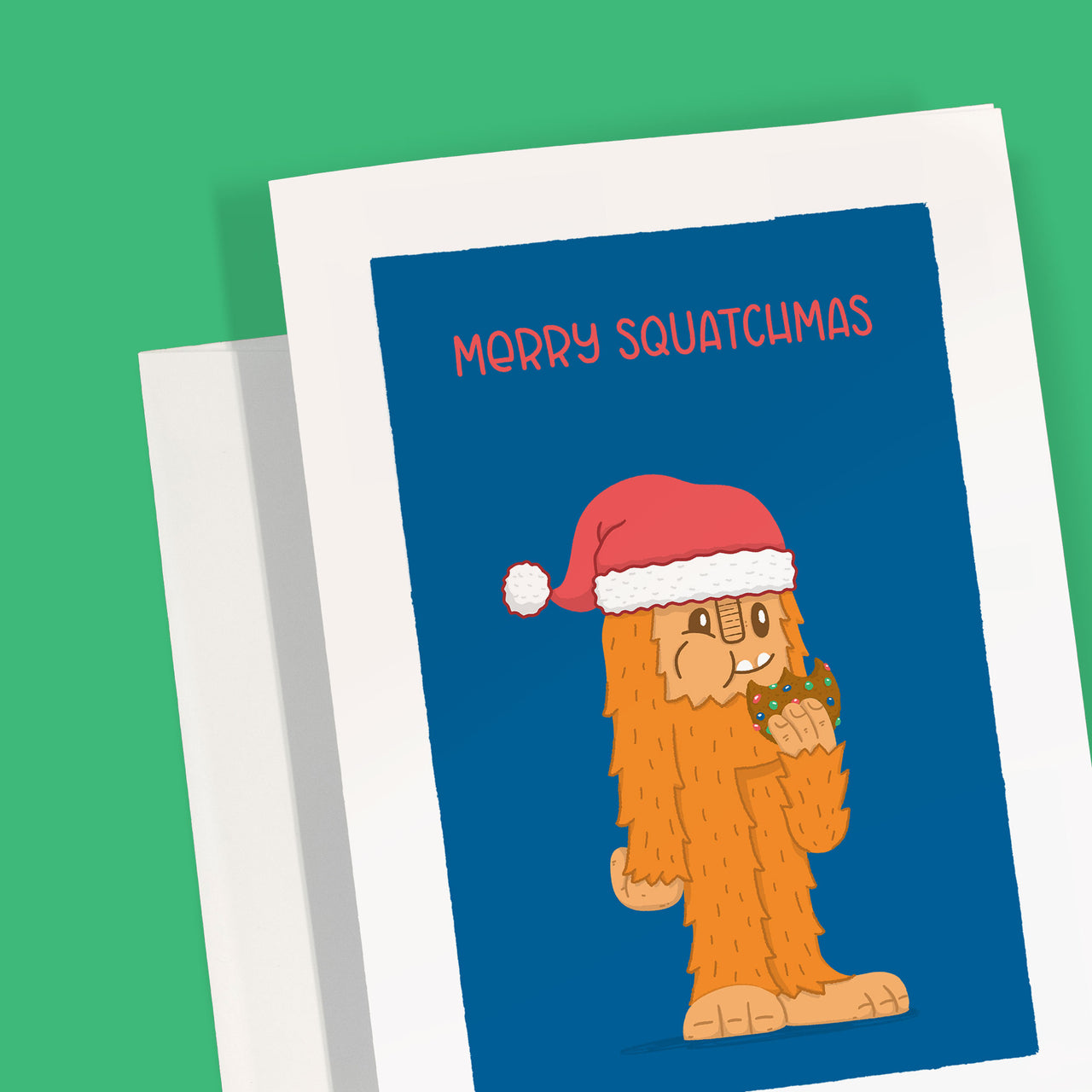 Christmas Bigfoot | Greeting Card