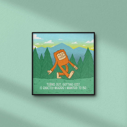 Bigfoot Art Print