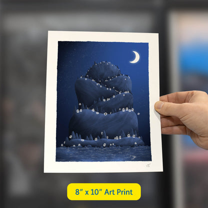 Island of Ghosts Art Print