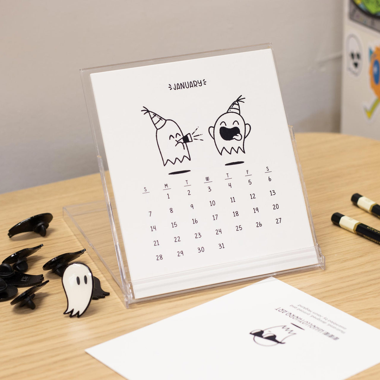 Ghosties 2024 Desk Calendar