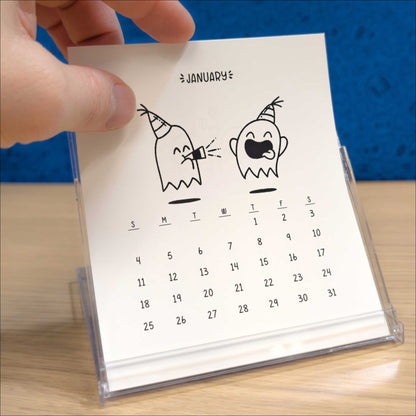 Ghosties 2026 Desk Calendar