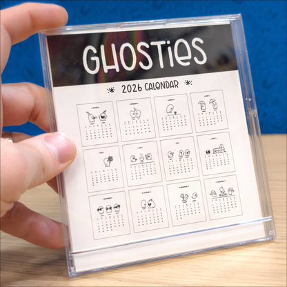 Ghosties 2026 Desk Calendar