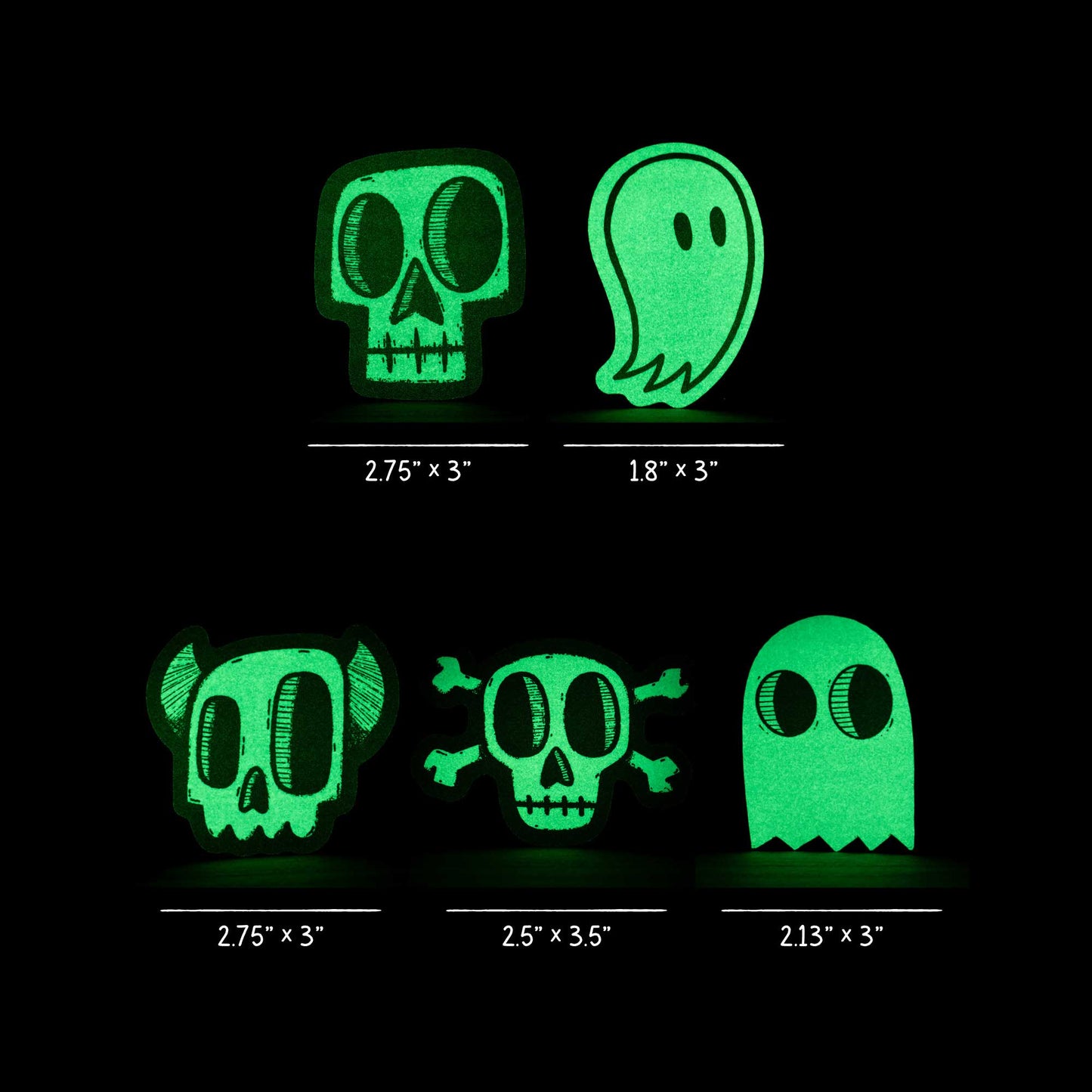 Ghosties and Skullies Sticker Pack