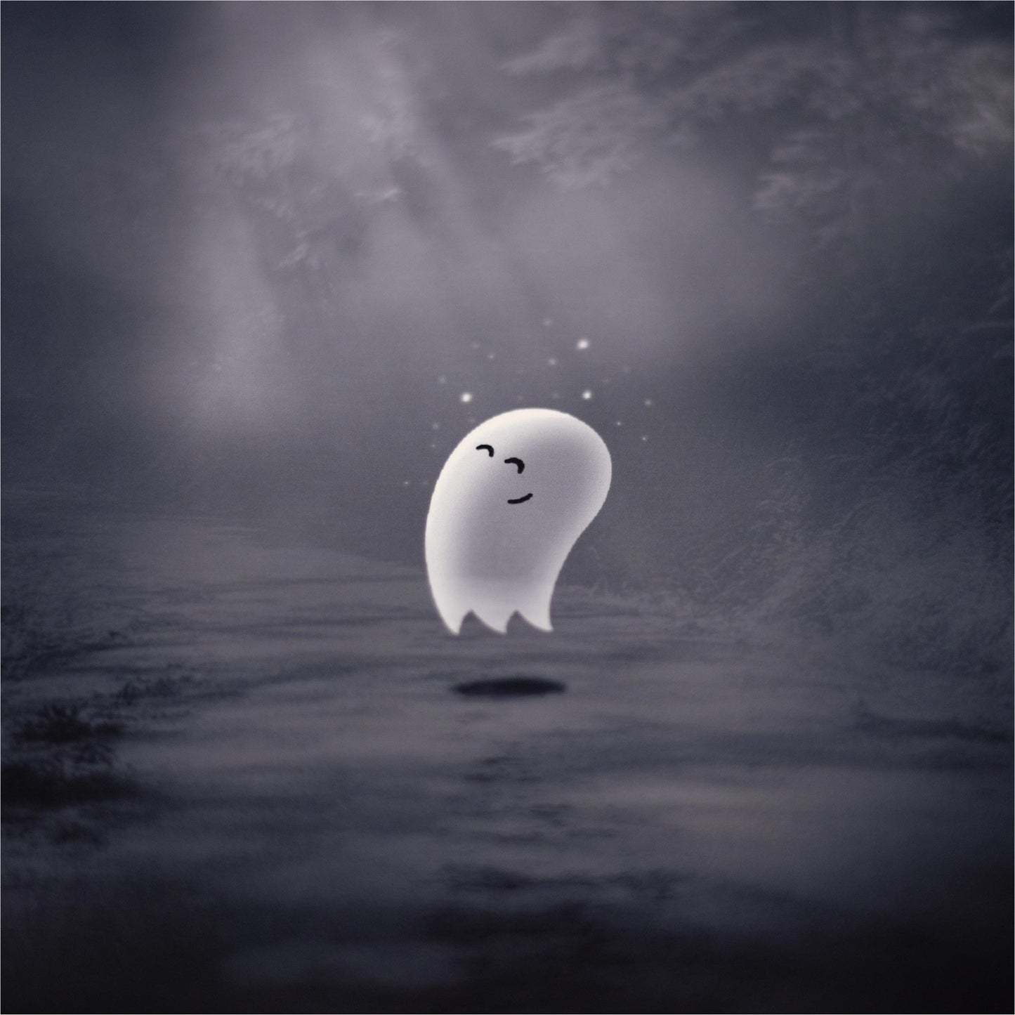 Ghostly Moonlight | Art Print
