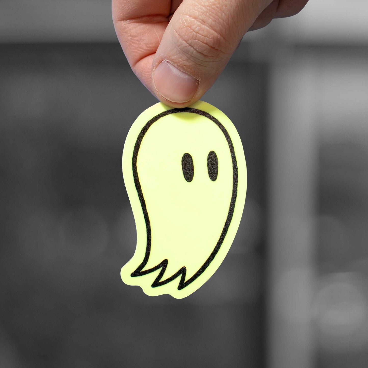 Ecto Fred the Ghost | Glow-in-the-Dark Sticker