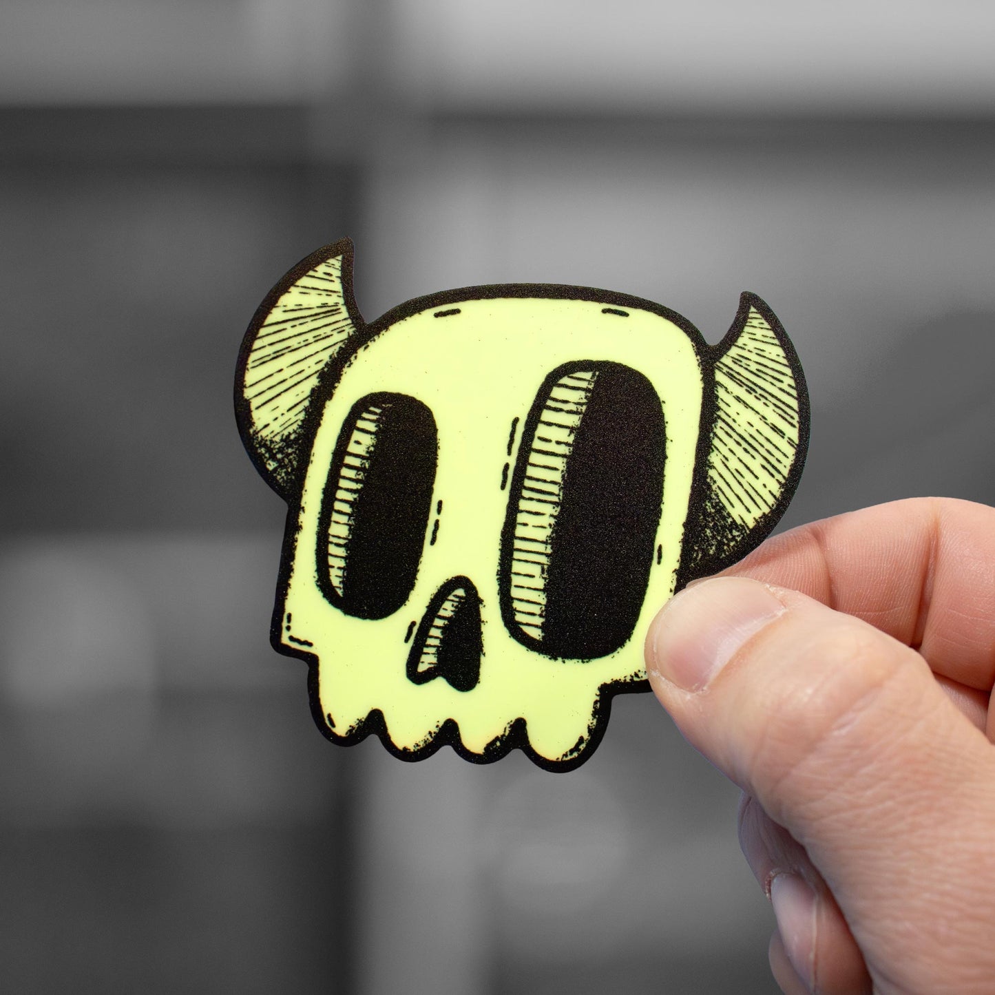 Ecto Glow-in-the-Dark Skulls Sticker Pack