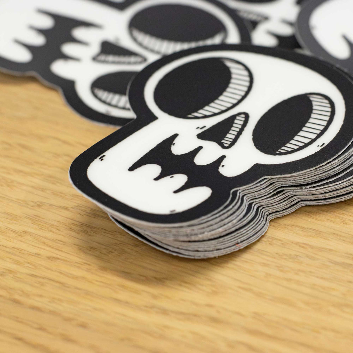 Glow-in-the-Dark Skull Sticker