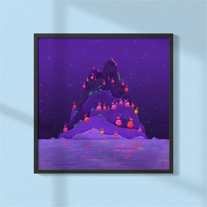 Island of Glowing Lights | Art Print