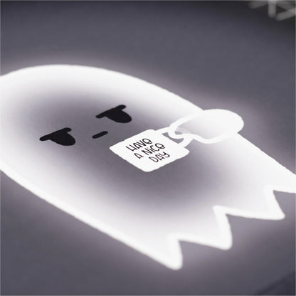Grumpy Ghost | Mini Art Print