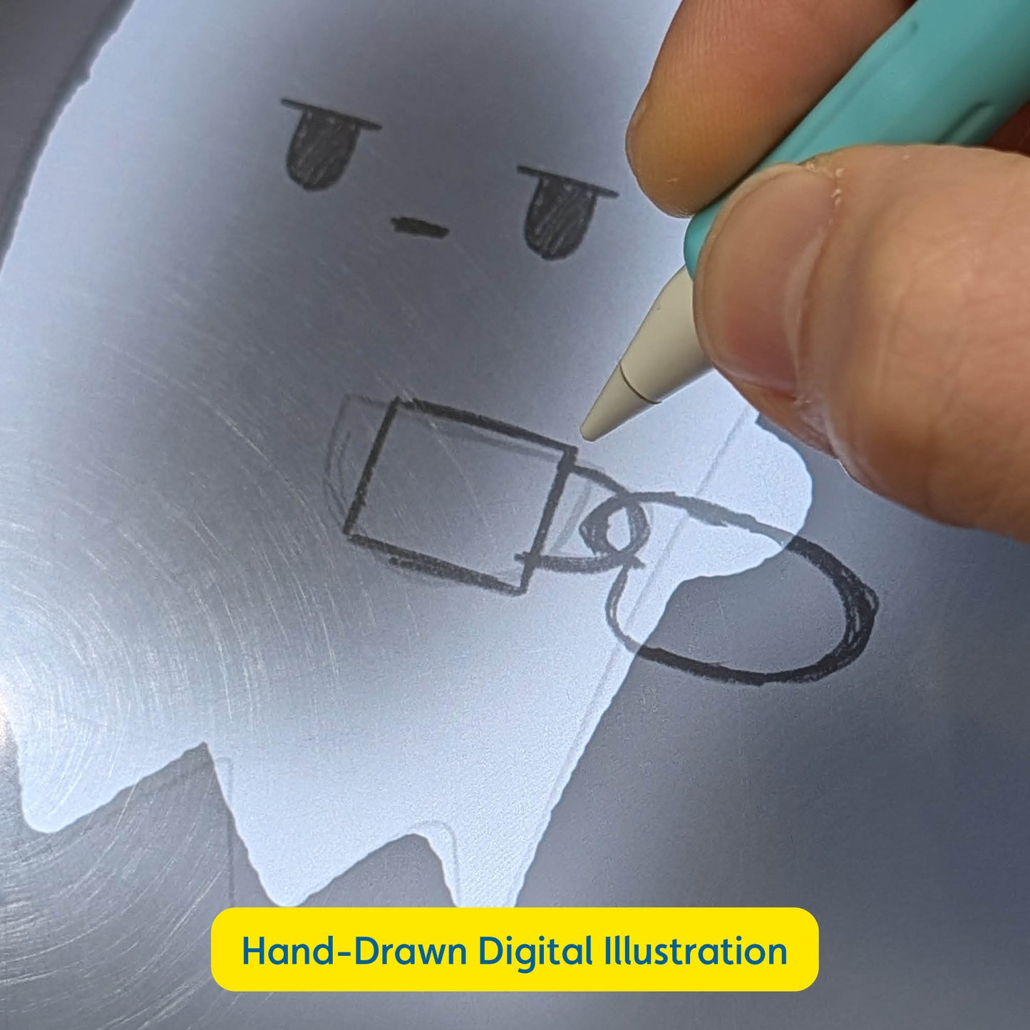 Grumpy Ghostie Art Print
