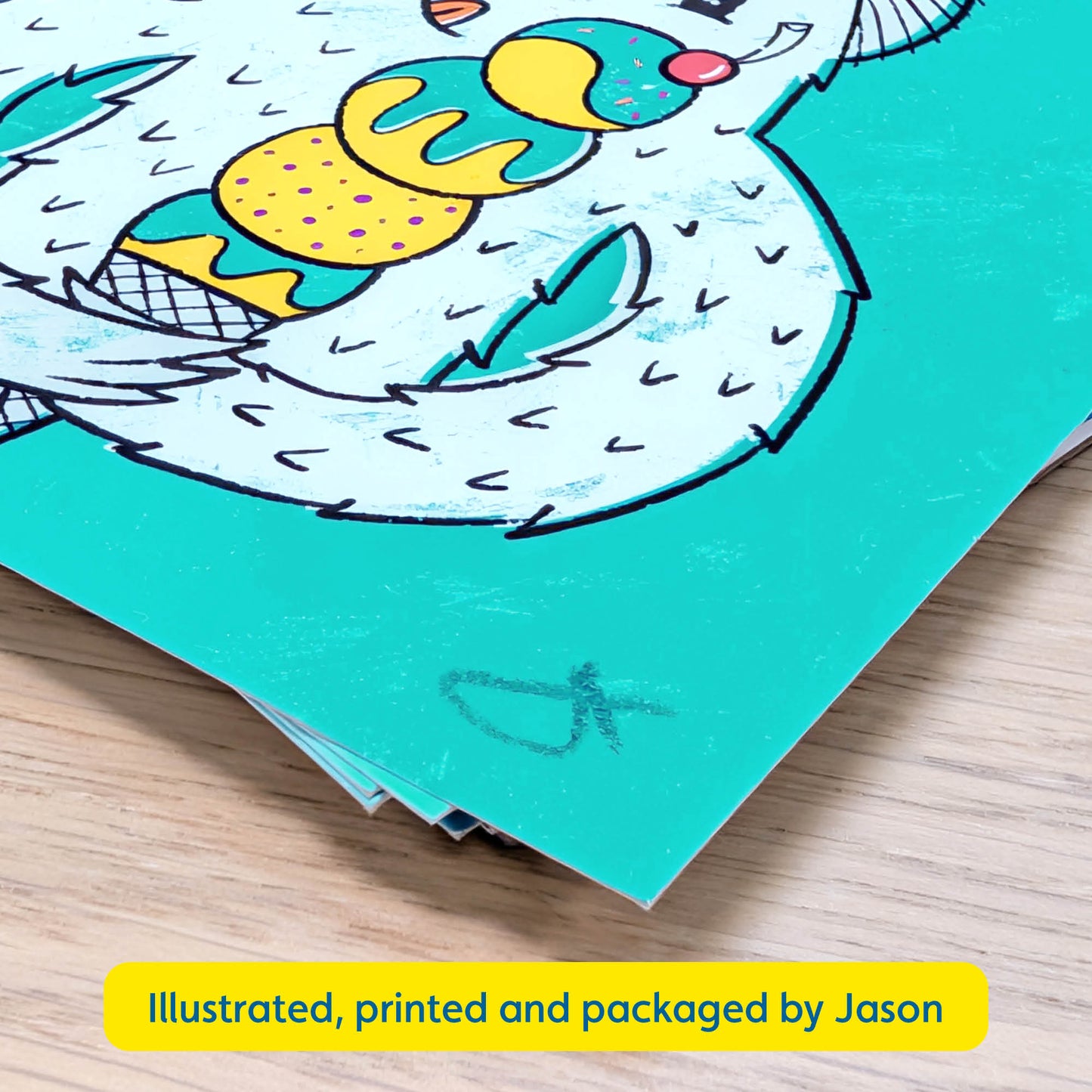 Ice Cream Monster Art Print