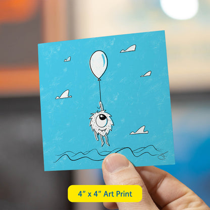 Whimsical Monster Art Print