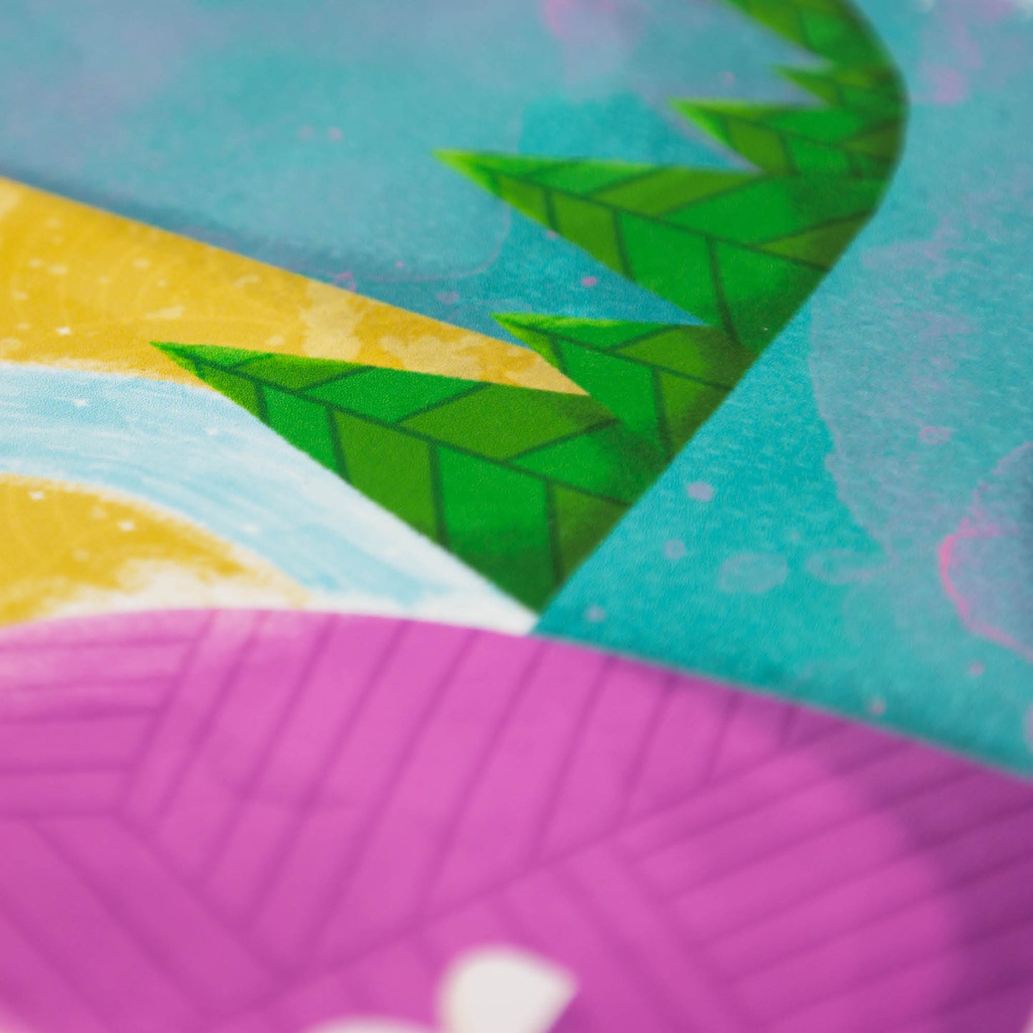 Island in the Clouds Art Print | Day Time