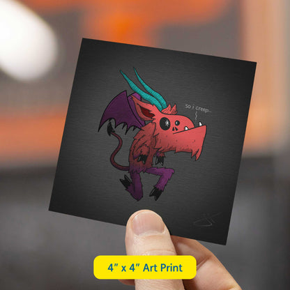 The Jersey Devil Art Print