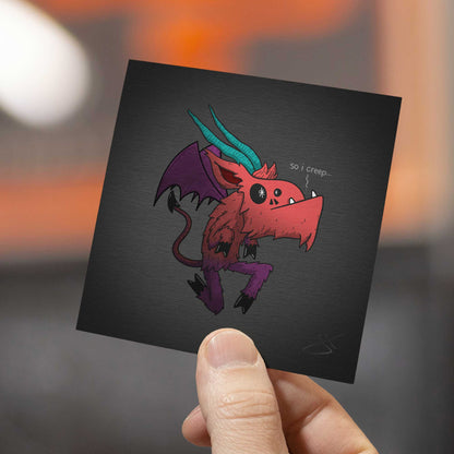 The Jersey Devil Creepin' | Mini Art Print
