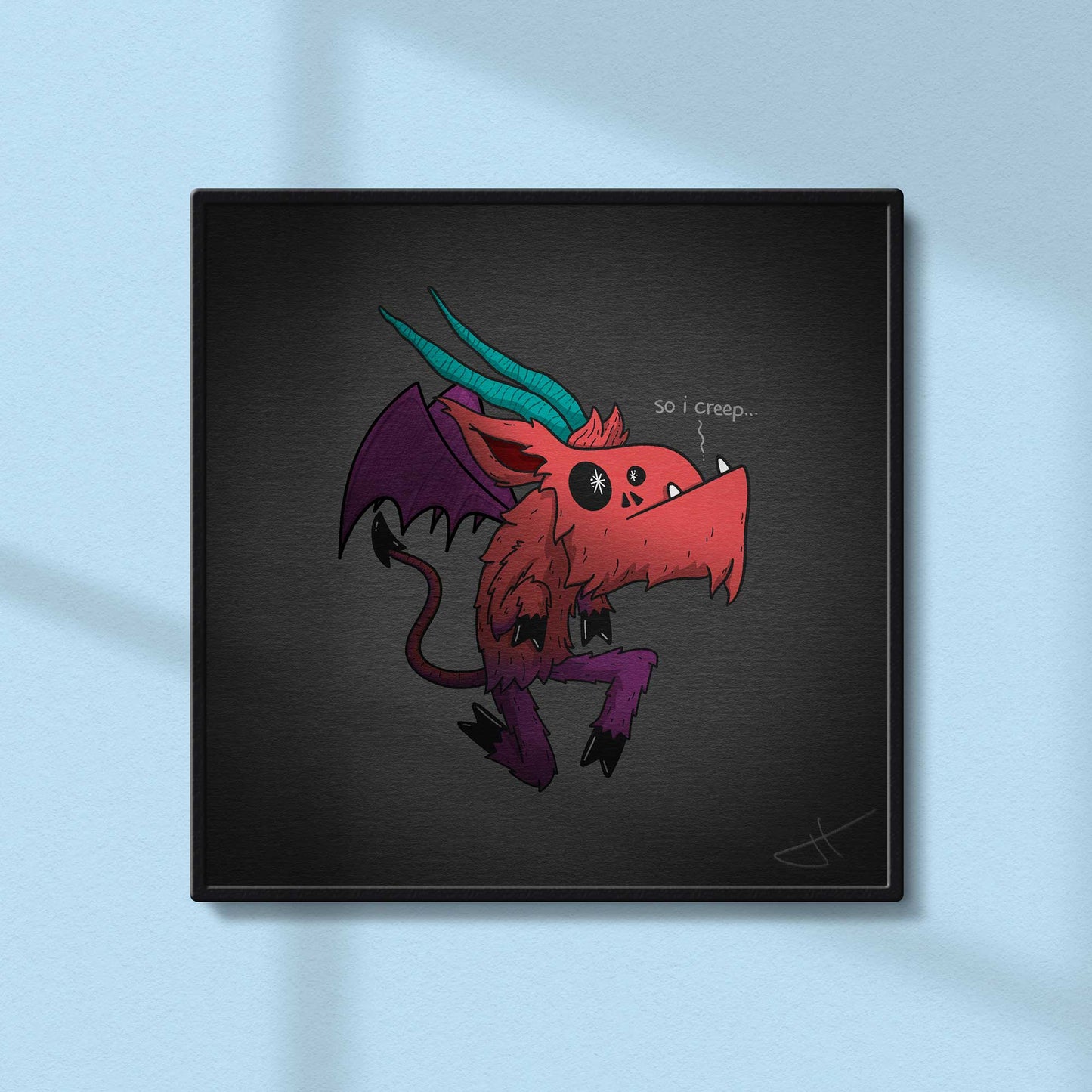 The Jersey Devil Creepin' | Mini Art Print