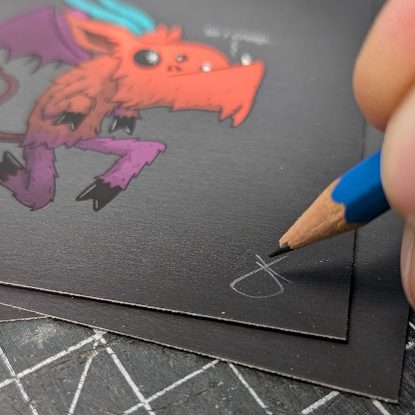 The Jersey Devil Creepin' | Mini Art Print