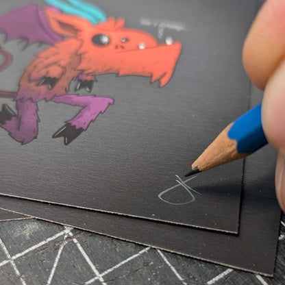 The Jersey Devil Creepin' | Mini Art Print