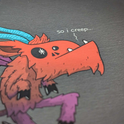 The Jersey Devil Creepin' | Mini Art Print