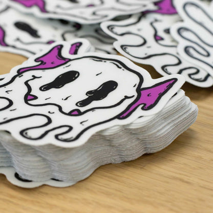 Melty Monster Smiley Face Sticker