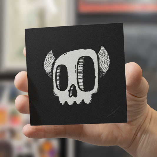 Monster Skull Art Print