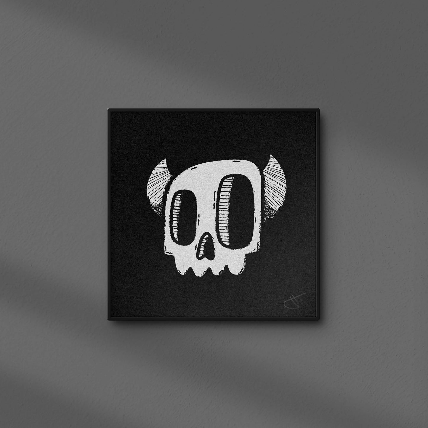 Monster Skull Art Print