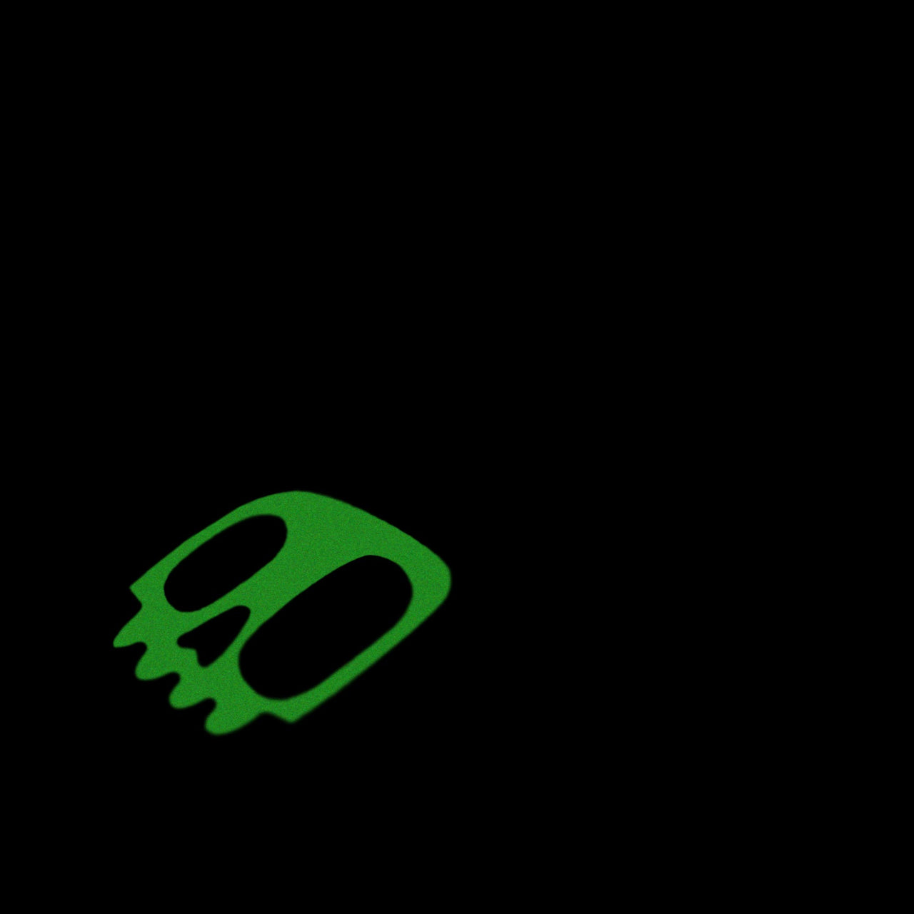 Monster Skull | Glow-in-the-Dark Enamel Keychain