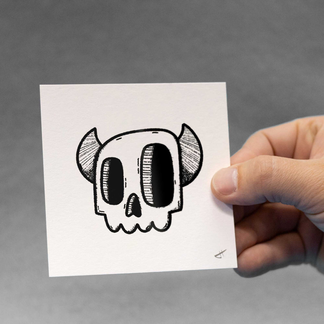 Monster Skull | Mini Print