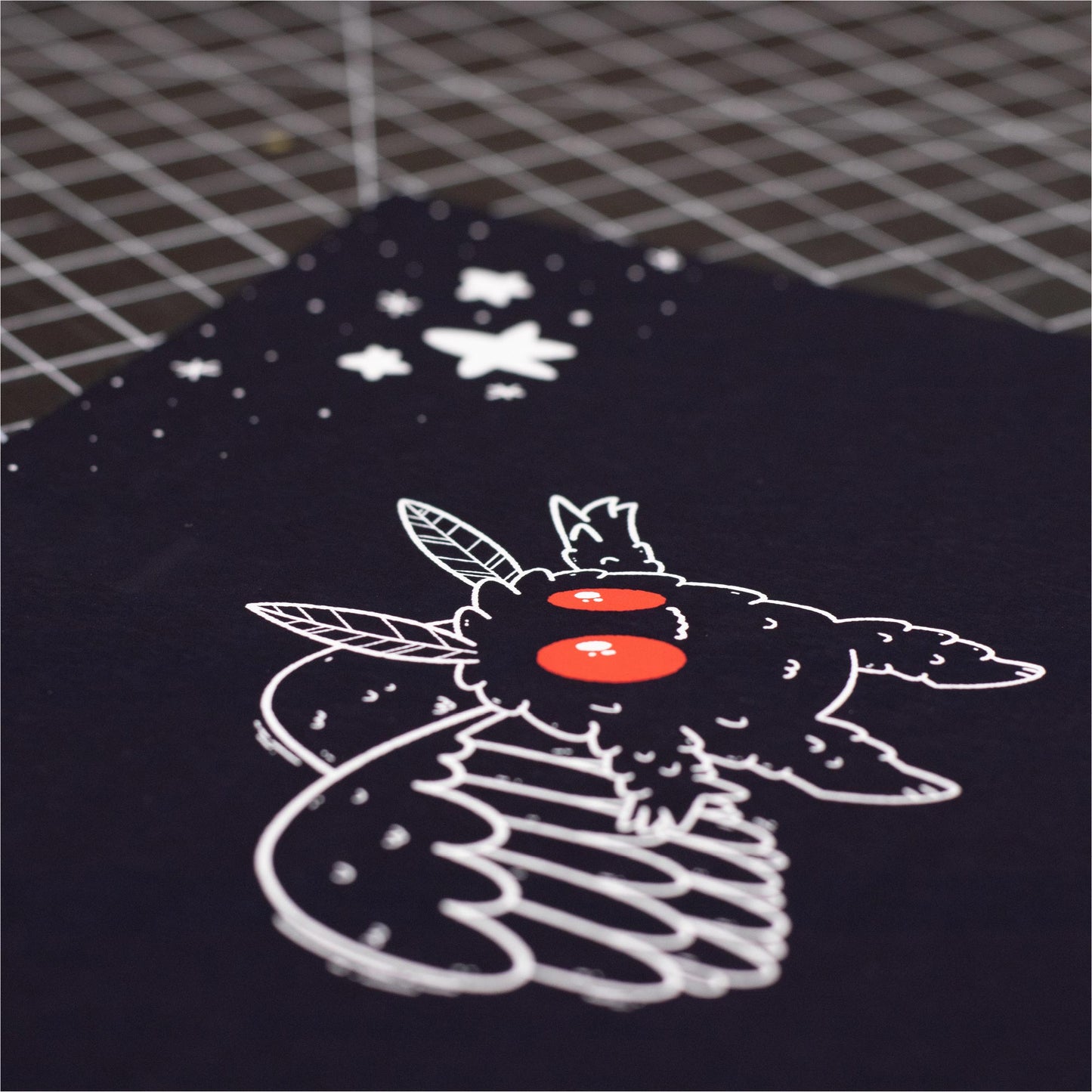 Mothman Reach for the Stars | Art Print