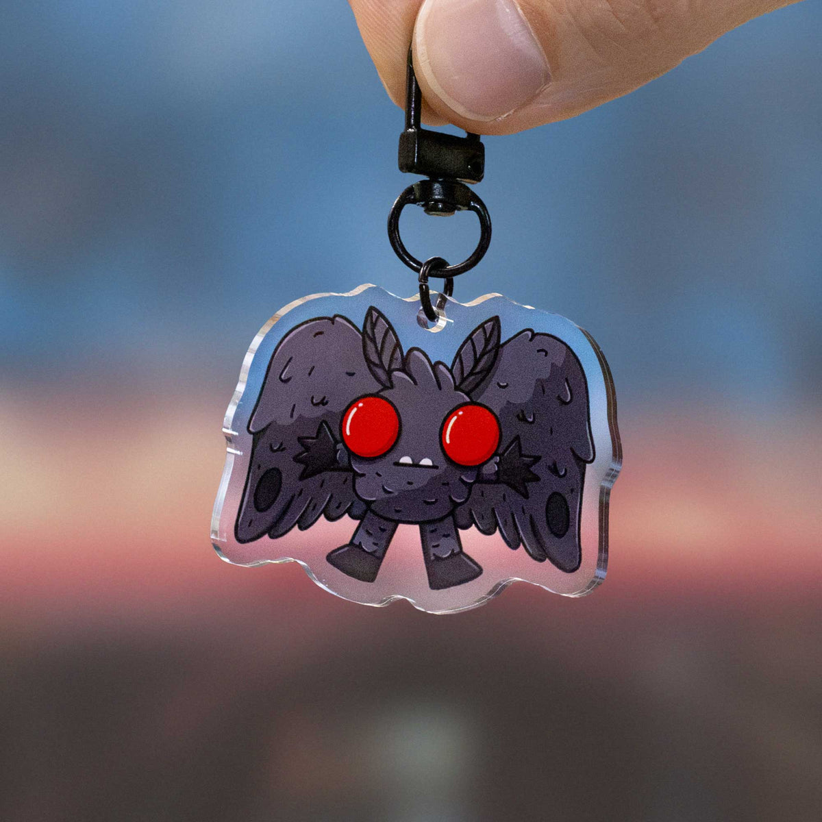 Cute Mothman Keychain