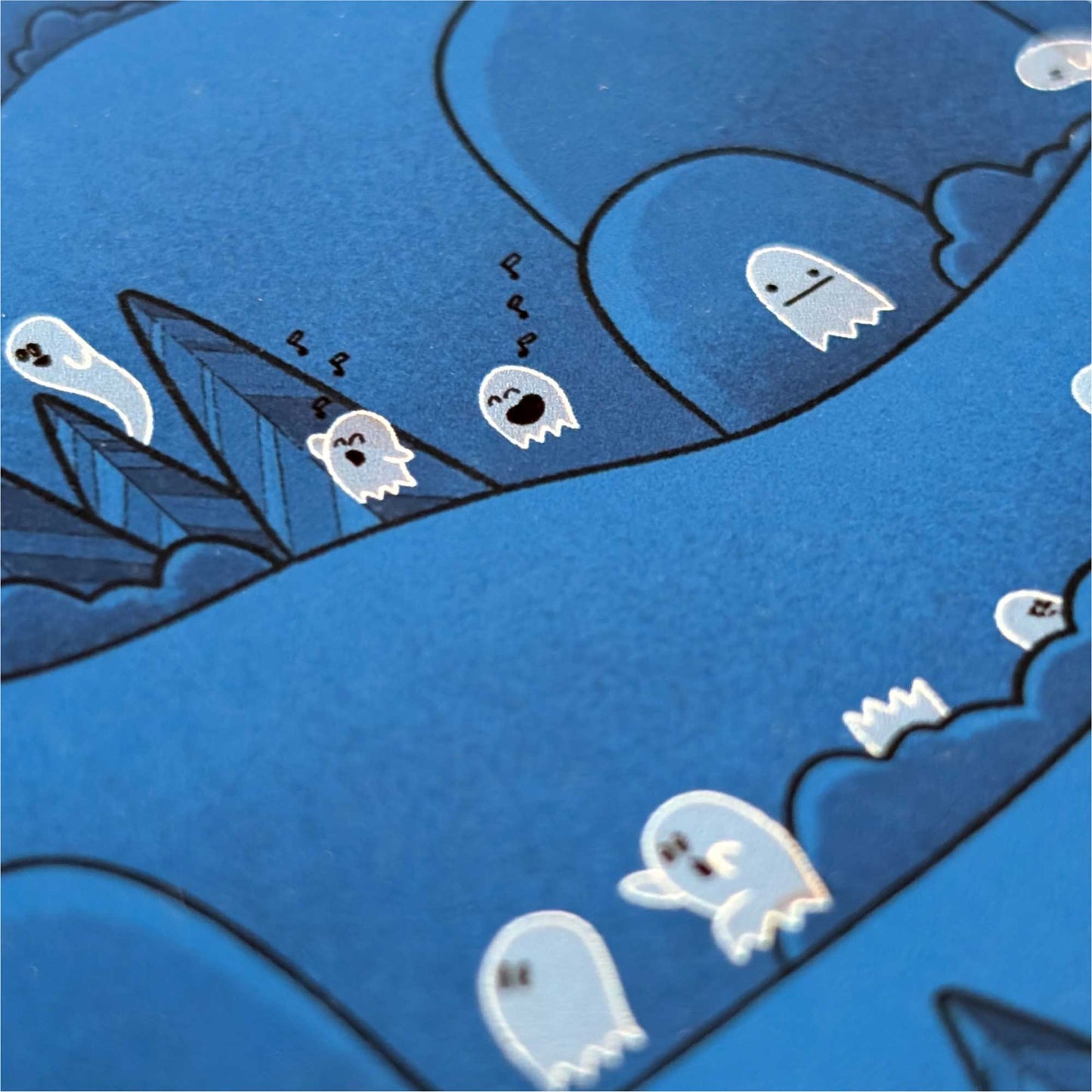 Night Ghosts | Mini Art Print