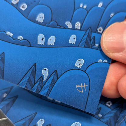 Night Ghosts | Mini Art Print